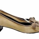 Salvatore Ferragamo  Boutique Italy Tan Suede Flat Block Heel Loafer Size 8 AA Photo 7