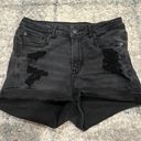 American Eagle Black Jean Shorts Photo 0