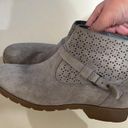 Teva  Delavina Waterproof Leather Perforated Ankle Booties Grey Size 9.5 Photo 3