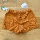 Dear John  - Maddie Super High Rise Shorts in Amber Glow Orange Photo 4