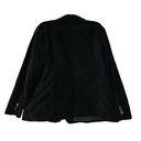 Denim & Co . Women's Black Velvety Blazer Jacket Size 1X Photo 5