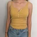 Brandy Melville Yellow  Tank Top Photo 1