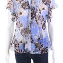 Alexis  Miller Floral Flutter Sleeve Top S Photo 0