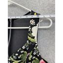 Bisou Bisou  Michele Bohbot Women's Dress Knee Length Black Floral 8 Sleeveless Photo 10