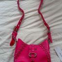 Urban Outfitters hot pink studded shoulder bag. Photo 2