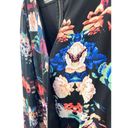 Xhilaration   Women's Black Floral Long Sleeve V-neck Dress size XXL NWT Romantic Photo 10