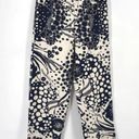 Bryn Walker  Fiori d'Acqua Floral Print Jacquard Stretch Crop Pants Size XS Photo 1