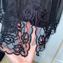 Frederick's of Hollywood VTG SEXY  BLACK LACE TEDDY LINGERIE SLIP Photo 2