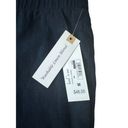 LAND N SEA Navy Linen Blend Crop Pants Size Medium NEW Photo 3