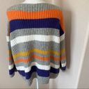 Lou & grey  Stripe Color Line Alpaca Blend Sweater Size Medium Photo 3