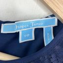 Draper James  Meadow Vines Lace Dress Nassau Navy
Sleeveless size 10 Photo 8