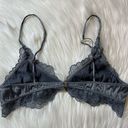 ZARA  Satin and Lace Triangle Bralette Medium Photo 3