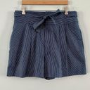 Marc by Marc Jacobs NWT  Jamie Stripe Indigo High Waist Shorts Photo 2