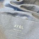 AYBL NEW  motion seamless cycling shorts in ice blue high waist stretch grey XL Photo 3