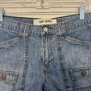 Gap Jeans Vintage Cotton Denim Cargo Jean Shorts Women’s Size 8 Y2K Light Wash Photo 2