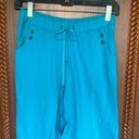 Turquoise Matching Jacket Sweatpants Set Comfy Teal Blue Photo 9