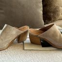 Anthropologie Jeffrey Campbell Favela-2 leather suede stacked heel pointed toe mules 9.5 Photo 12