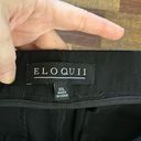 Eloquii  Womens Pants 20 Long Black Pintuck Stretch Career Pleat Straight Trouser Photo 1