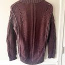 All Saints Gray Deep Purple Bind Cardigan Clasp Wool Mohair Sweater Size 0 Photo 5