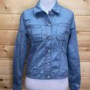 CAbi  Locomotive Denim Striped Jean Jacket #5159 XS Photo 0