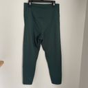 Girlfriend Collective Moss Green High Rise Capri Leggings Photo 5