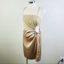 idem Ditto IDEM‎ DITTO Champagne Cut Out Slip Dress Size Medium Photo 6