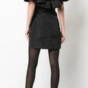 Alexis  Benicia Sheath in Black XLarge Womens Ruffle Cocktail Mini Photo 4