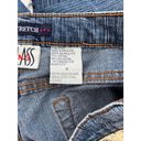 Bill Blass  Y2K Jeans Size 10 Blue with Tan Lace Photo 3