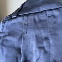 Princess Polly Huxley Navy Blue Satin Wide Leg Trouser Pants 6 Photo 8