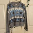 a.n.a Geometric print sweater Photo 0