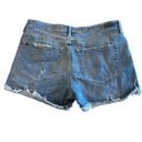 Abercrombie & Fitch Women’s  distressed cut off high rise denim shorts size 32 Photo 3