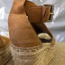 Marc Fisher Tan Wedge Sandal Photo 7