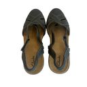 Clarks  Black Slingback Mary Janes Shoes Leather Comfort Size 10 Women's Photo 5