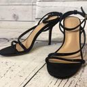 Via Spiga  Pavlina Strappy Sandal inblack satin size 7 Photo 0