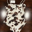 Forever 21 Cow Print Bodysuit Photo 0