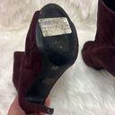 Charlotte Russe Deep purple/ burgundy Peep Toe stiletto, booties Size 9 B12b Photo 4