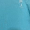 Comfort Colors  Orange Beach T-shirt Size Large Aqua light blue long sleeve tee Photo 4