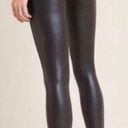 Spanx Faux Leather Black Leggings Size Small MSRP 98$ S/N 2437 High Rise Photo 1