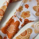 Aurelle Swim  X McCall Mitchell White and Orange Floral Bikini Photo 14