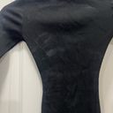 Naked Wardrobe  Black Snatched Ribbed Crewneck Long Sleeve Dress Size XS $68 Photo 3