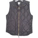 J.Crew  black puffer vest jacket size small Photo 0