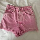 ZARA Pink Denim shorts Photo 0