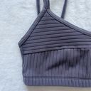 Danskin Gray Rib Double Strap Bralette Size Small Photo 1