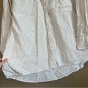 Altar'd State Altar’d State Striped Button Down White Tan Medium Photo 5