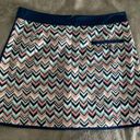 Lady Hagen 🌹 **SIZE 10 BLUE/ ORANGE CHEVRON GOLF TENNIS SKIRT SKORT Photo 2