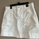 ZARA  Women’s White Denim Mini Skirt Medium Photo 1