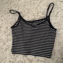 Brandy Melville Brand Melville Navy Blue and white Striped Tank Cami Top Photo 0