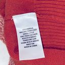 kim rogers  orange striped knit sweater size small Photo 4