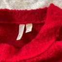 Anthropologie Moth  Red Cold Shoulder Sweater Photo 4