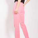 Topshop New  Raw Hem Straight Leg Jeans PINK Womens‎ Size 26 Photo 3